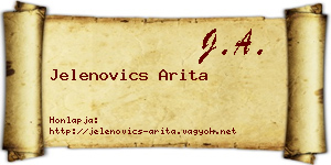 Jelenovics Arita névjegykártya